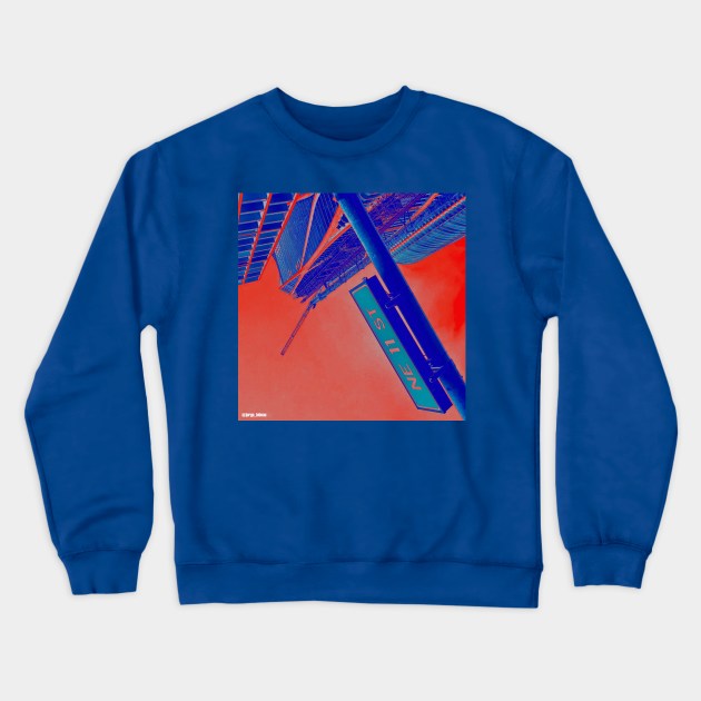 the miami red architecture Crewneck Sweatshirt by jorge_lebeau